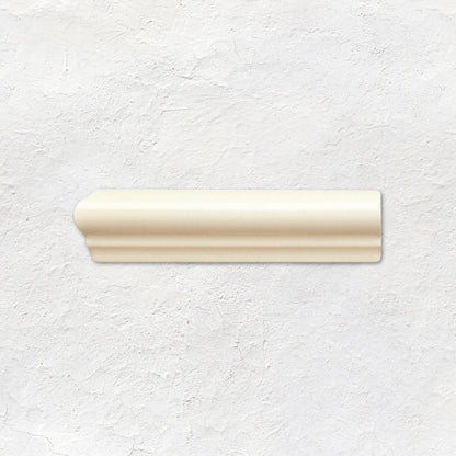 County White Albert Left Corner Ceramic Wall Tile