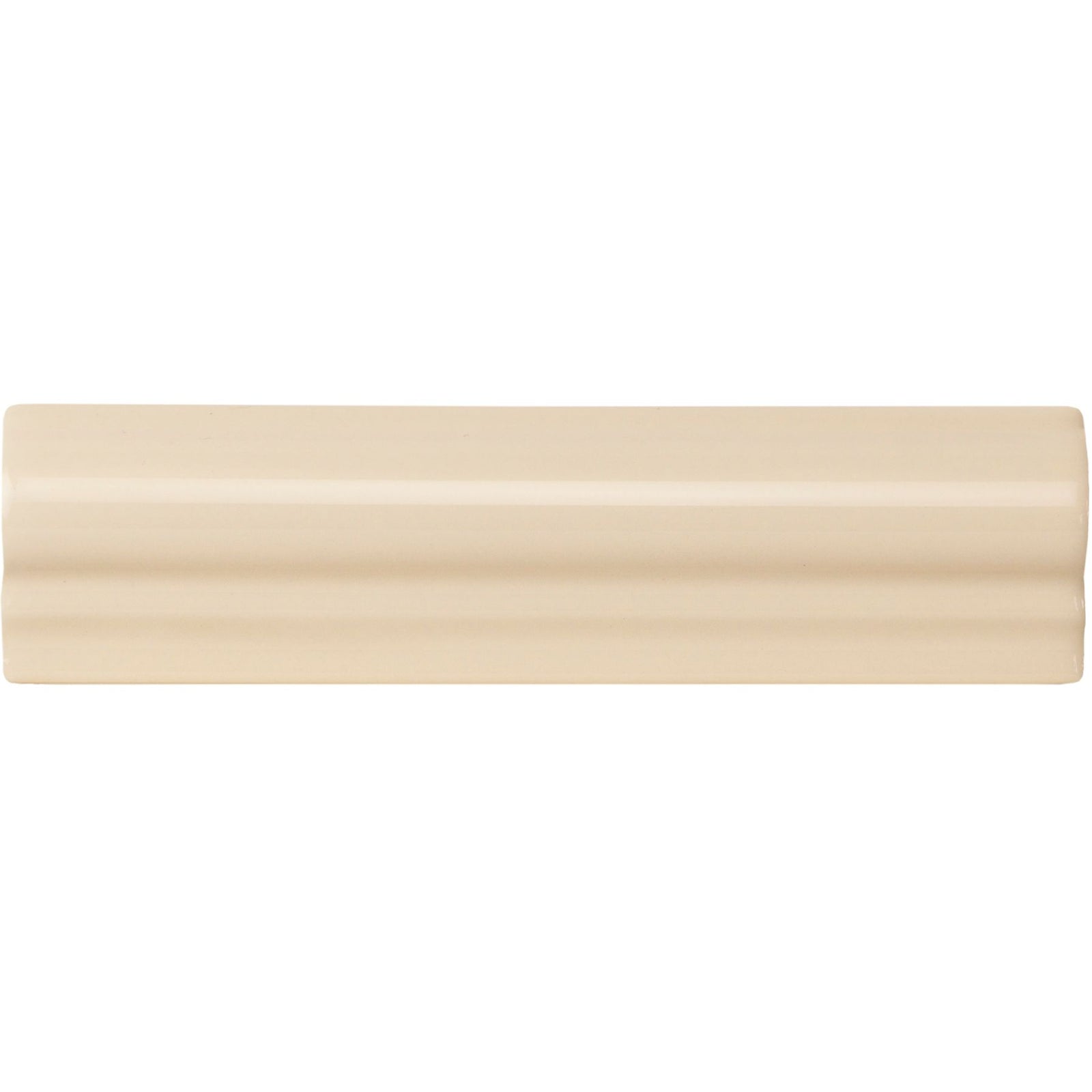 County White Albert Moulding Ceramic Wall Tile 152x40mm