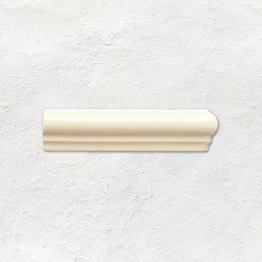 County White Albert Right Corner Ceramic Wall Tile