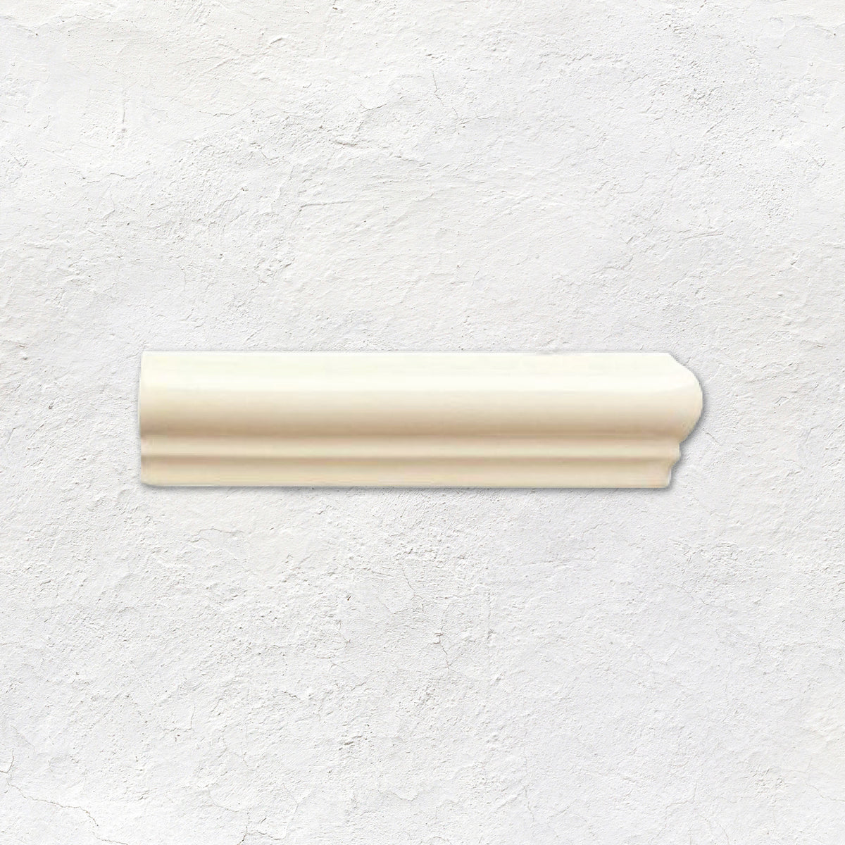 County White Albert Right Corner Ceramic Wall Tile