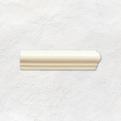 County White Albert Right Corner Ceramic Wall Tile