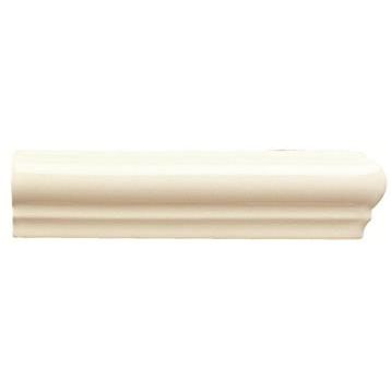 County White Albert Right Corner Ceramic Wall Tile