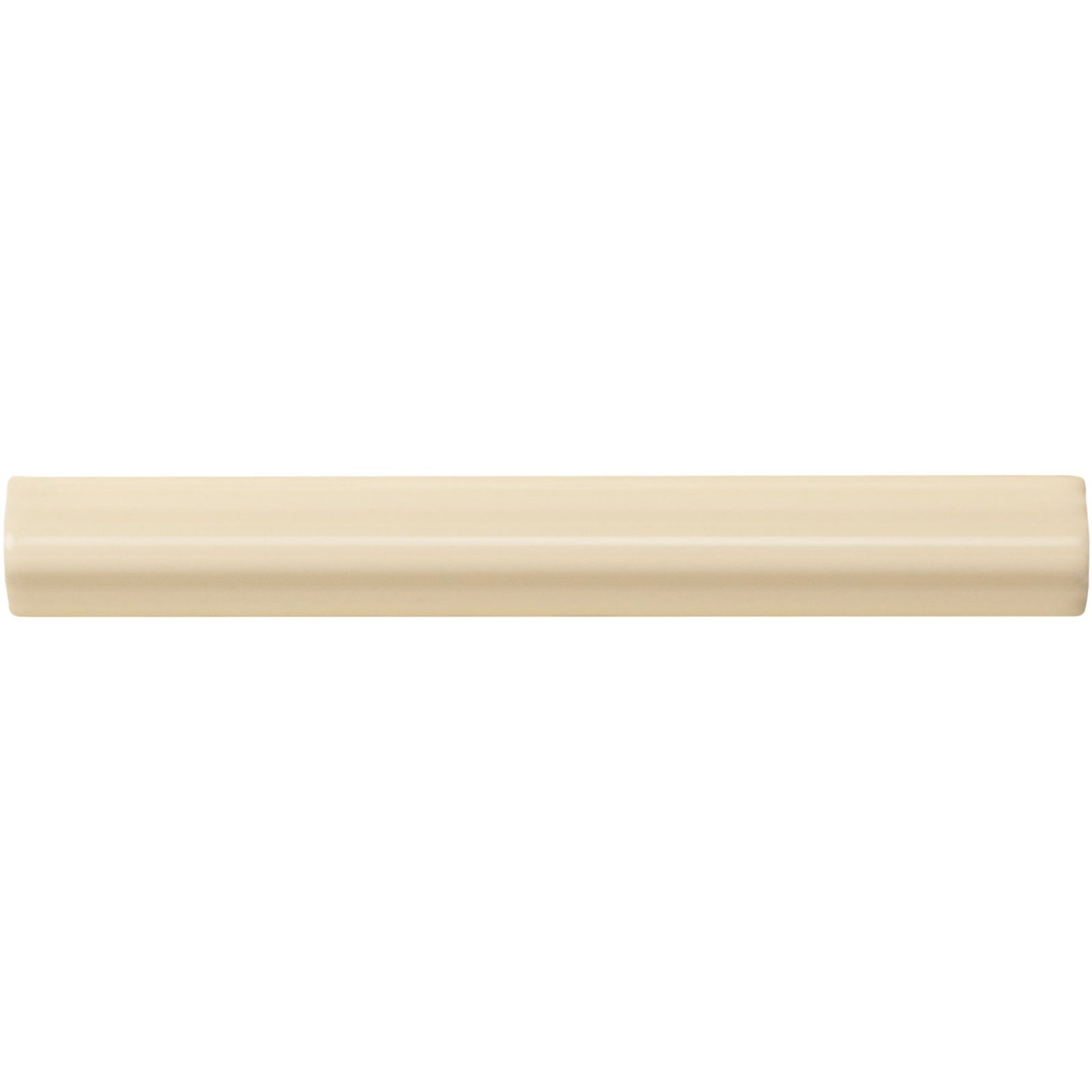 County White Astragal Moulding Ceramic Wall Tile 152x21mm