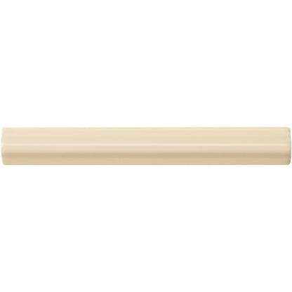 County White Astragal Moulding Ceramic Wall Tile 152x21mm