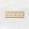 County White Dentil Moulding Ceramic Wall Tile 152x50mm