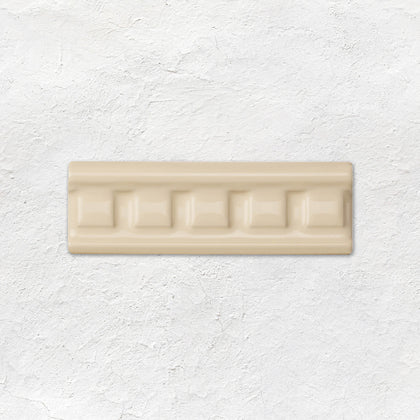 County White Dentil Moulding
