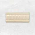 County White Egg & Dart Moulding Ceramic Wall Tile 152x65mm