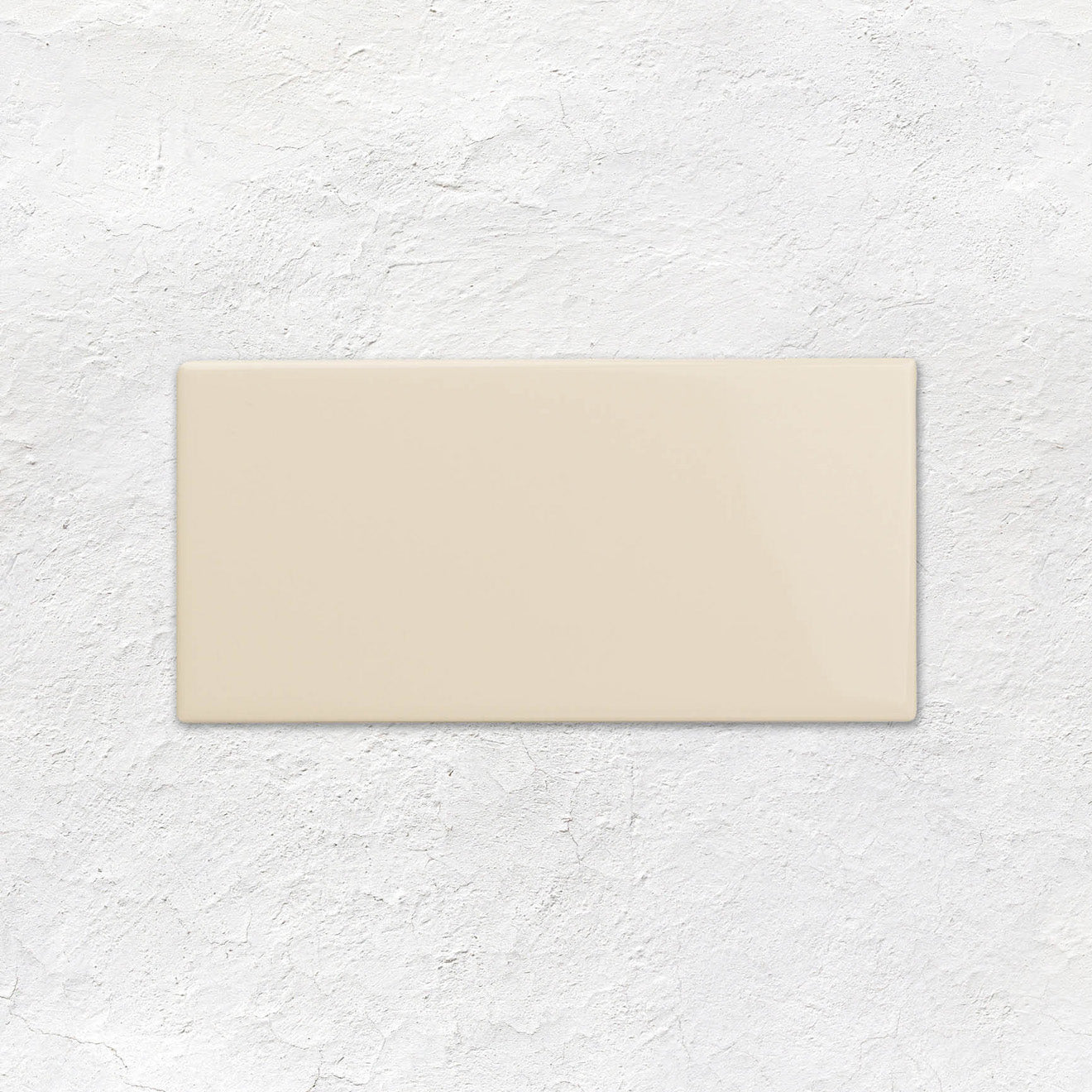 County White Half Tile 152x76mm