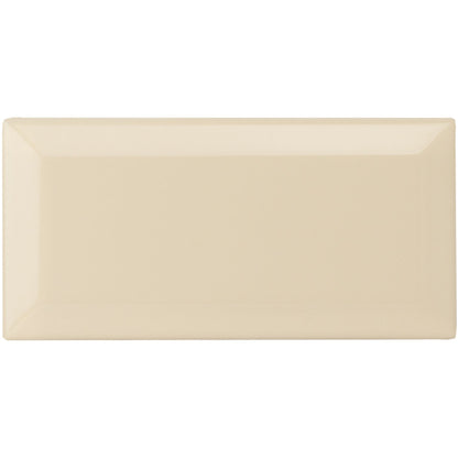 County White Metro Bevelled Tile 150x75mm