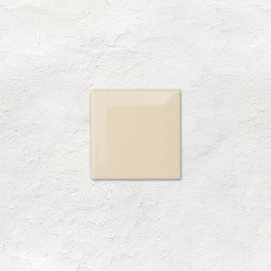County White Metro Bevelled Tile 75 x 75mm