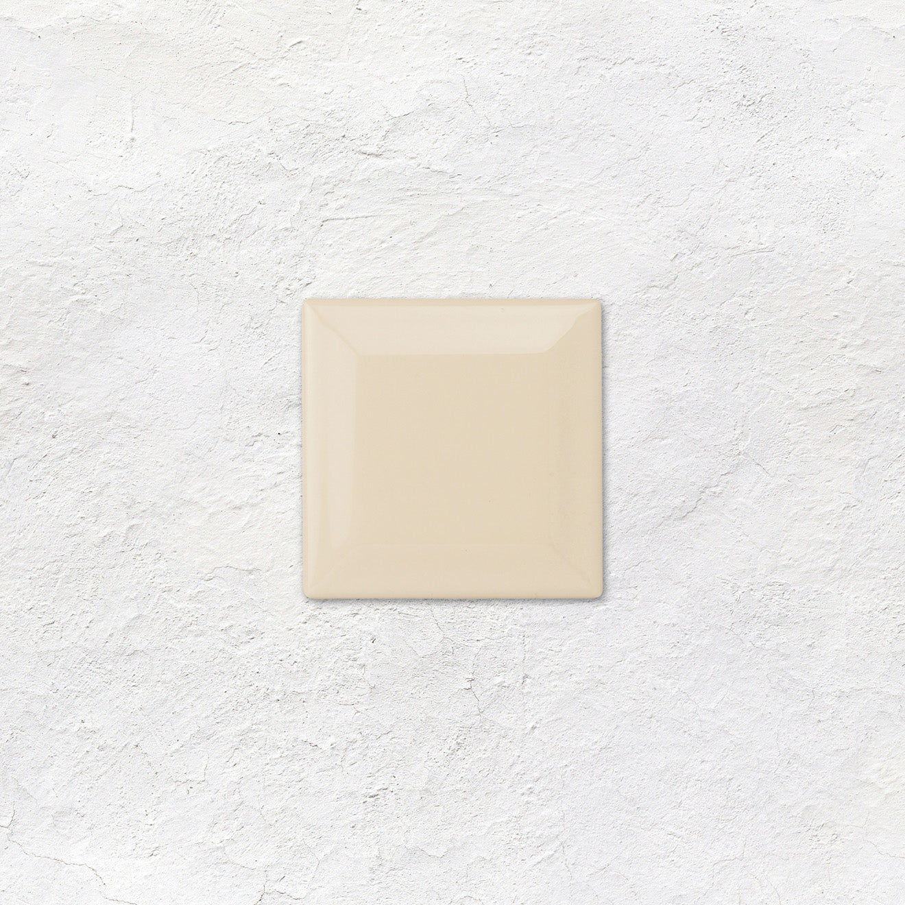 County White Metro Bevelled Tile 75 x 75mm