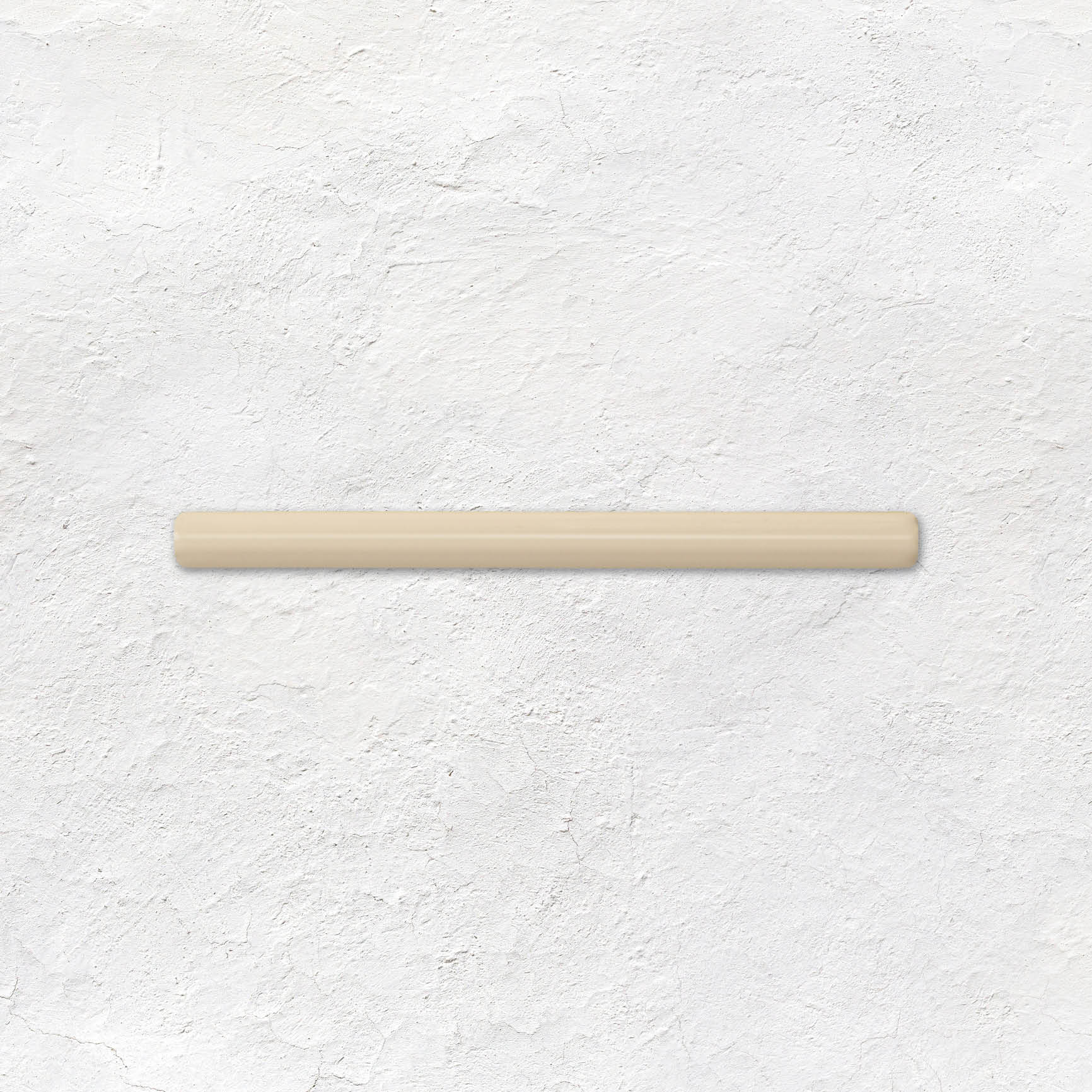 County White Omega Moulding Ceramic Wall Tile 152x12mm - Gloss