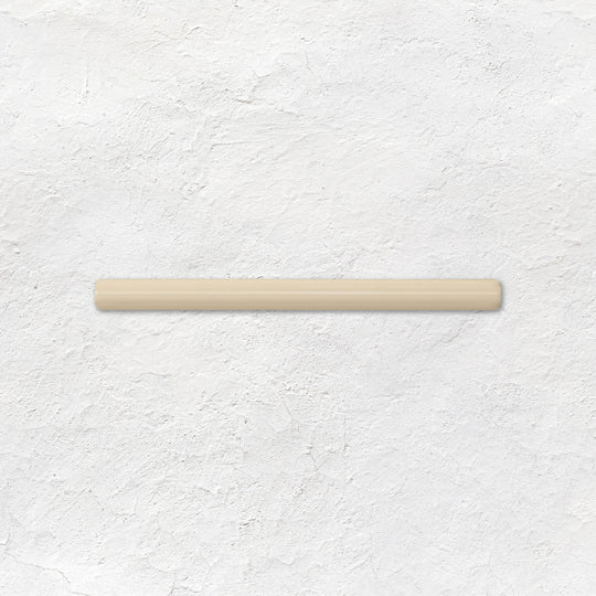 County White Omega Moulding Ceramic Wall Tile 152x12mm