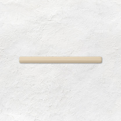 County White Omega Moulding Ceramic Wall Tile 152x12mm