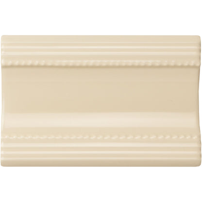 County White Plain Cornice Ceramic Wall Tile 152x75mm