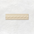 County White Rope Moulding Ceramic Wall Tile 152x40mm