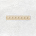 County White Scroll Moulding Ceramic Wall Tile 152x29mm