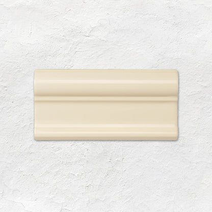 County White Victoria Moulding Ceramic Wall Tile 152x75mm