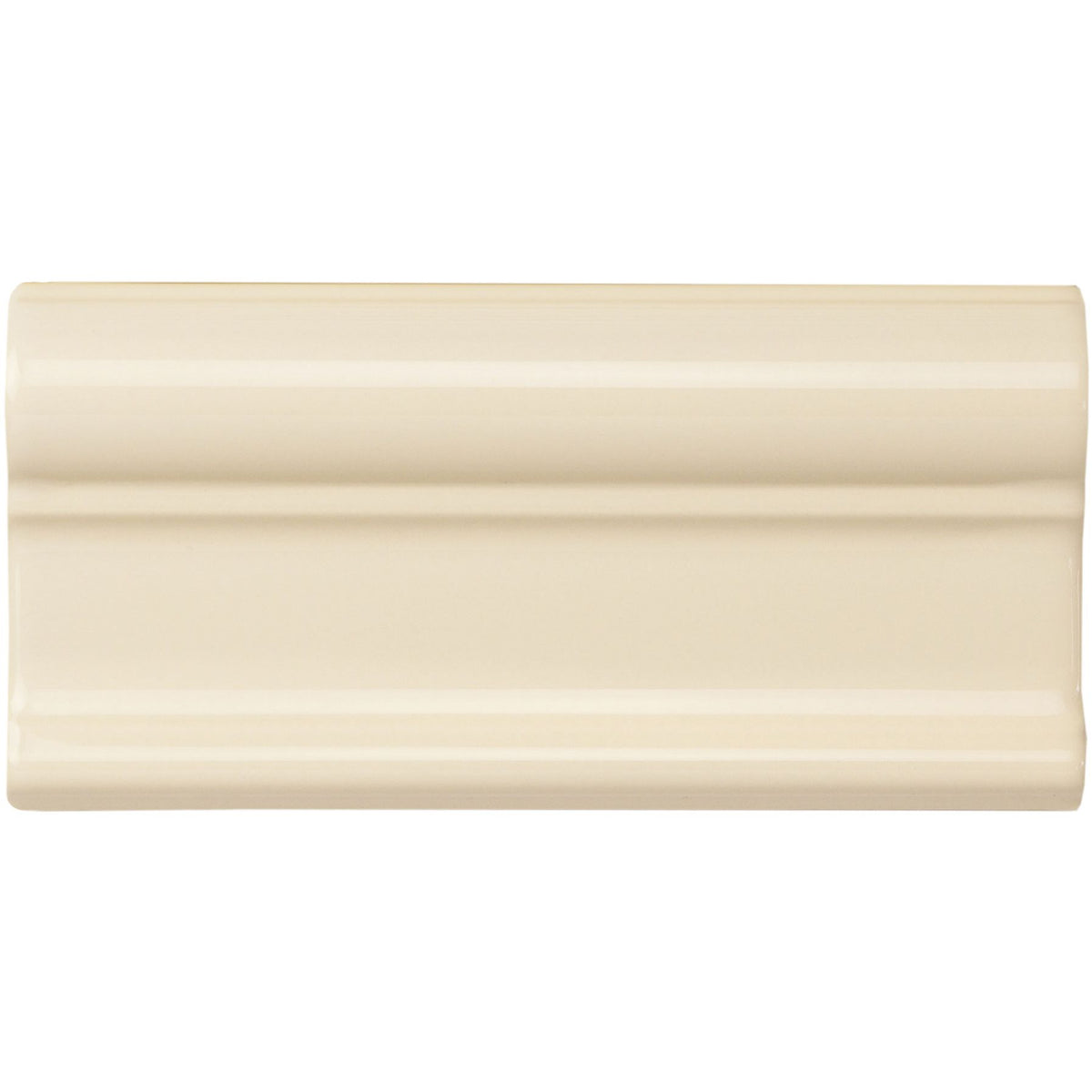 County White Victoria Moulding Ceramic Wall Tile 152x75mm - Gloss