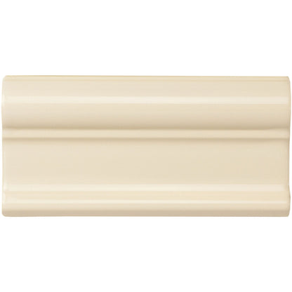 County White Victoria Moulding Ceramic Wall Tile 152x75mm