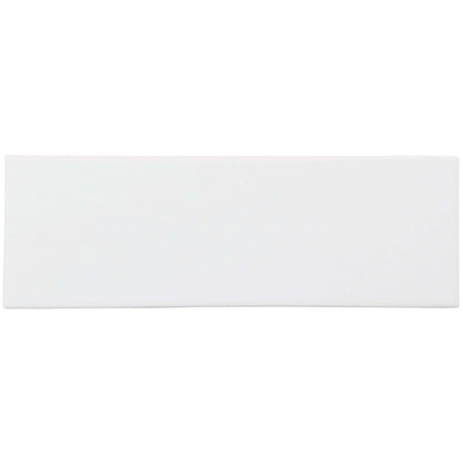 White rectangular ceramic crackle glazed brick tile helmingham with a smooth glossy finish for wall and floor use