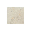 Dijon tumbled limestone 20.1 x 20.1cm cream and beige natural stone tile face detail