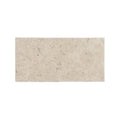 Dijon tumbled limestone 40.6 x 20.3cm cream and beige natural stone tile face detail