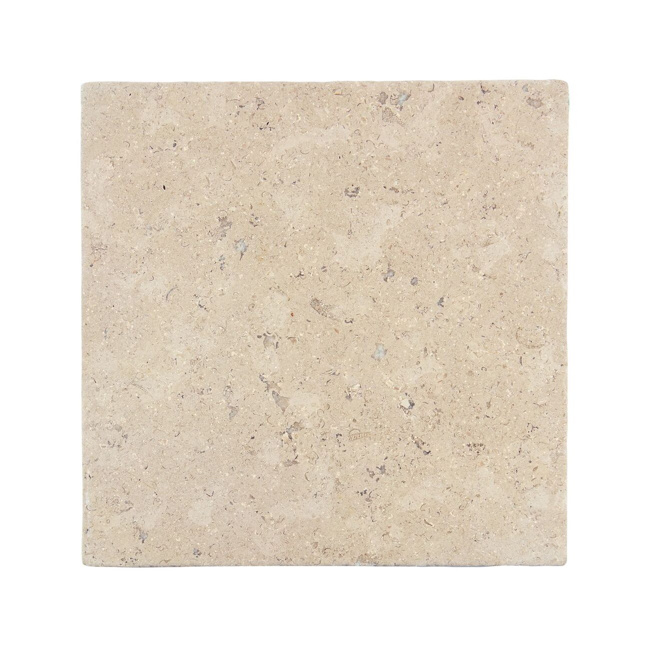 Dijon tumbled limestone 40.6 x 40.6cm cream and beige natural stone surface texture