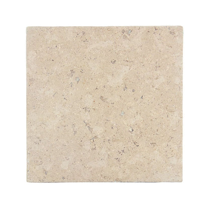Dijon tumbled limestone 40.6 x 40.6cm cream and beige natural stone surface texture