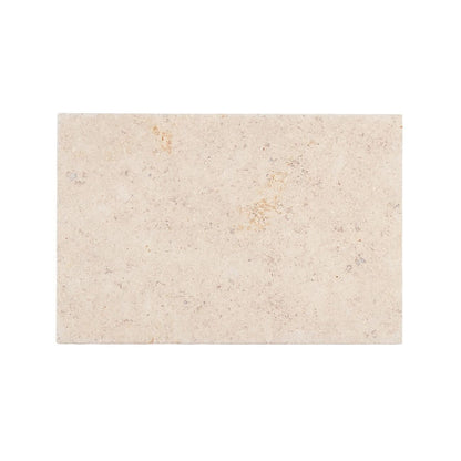 Dijon tumbled limestone 61 x 40.6cm cream and beige natural stone tile face detail