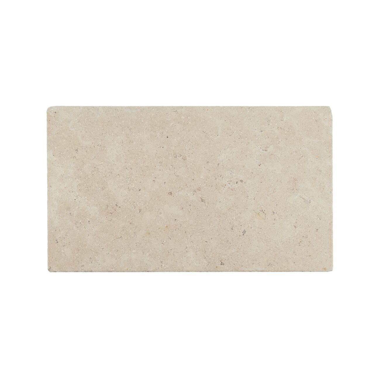 Dijon tumbled limestone 70 x 40.6cm cream and beige natural stone tile face detail