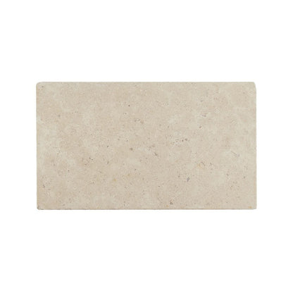 Dijon tumbled limestone 70 x 40.6cm cream and beige natural stone tile face detail