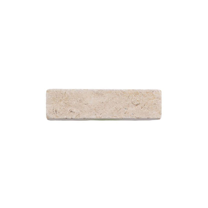 Dijon tumbled limestone 20 x 5cm cream and beige natural stone cobbles detail