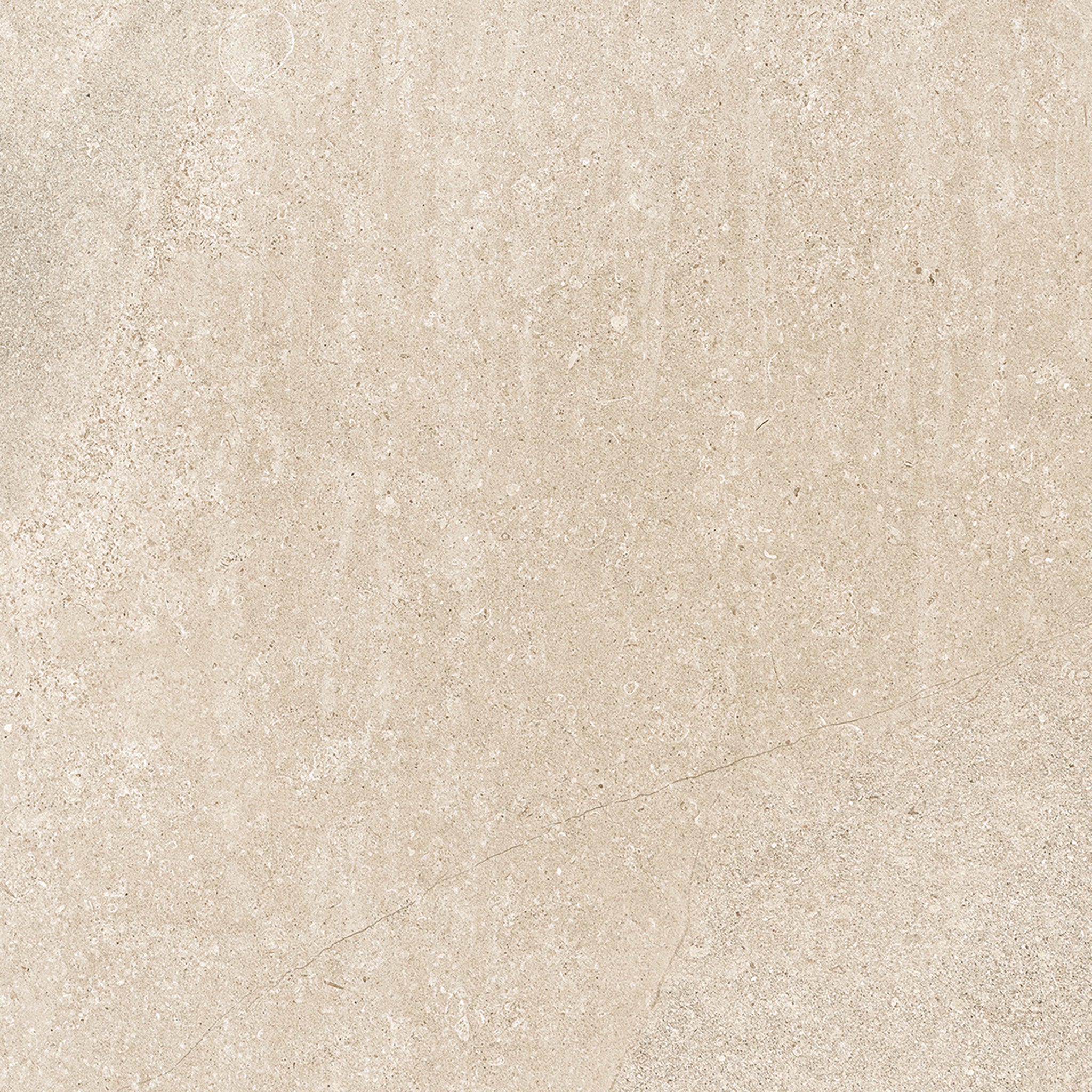 Beige textured ceramic tile dorset porcelain beige with subtle speckles and a faint crack near the bottom right corner