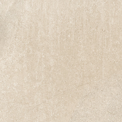 Beige textured ceramic tile dorset porcelain beige with subtle speckles and a faint crack near the bottom right corner