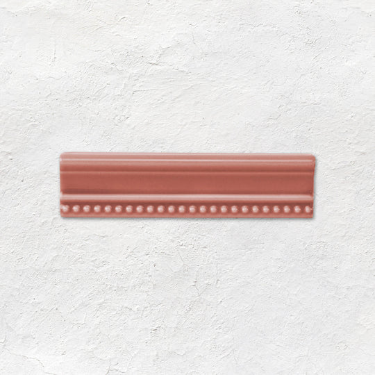 Duchy Pink Hogarth Moulding Ceramic Wall Tile 152x38mm
