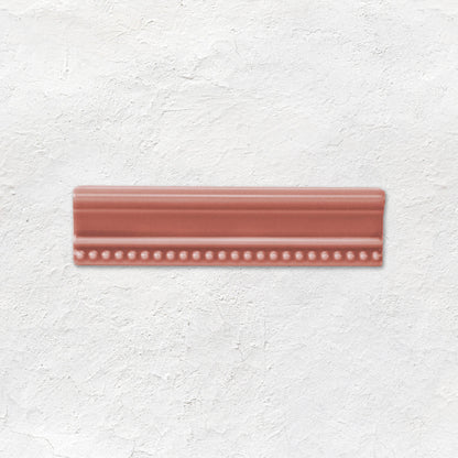 Duchy Pink Hogarth Moulding Ceramic Wall Tile 152x38mm