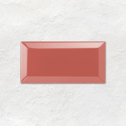 Duchy Pink Metro Bevelled Tile 150x75mm