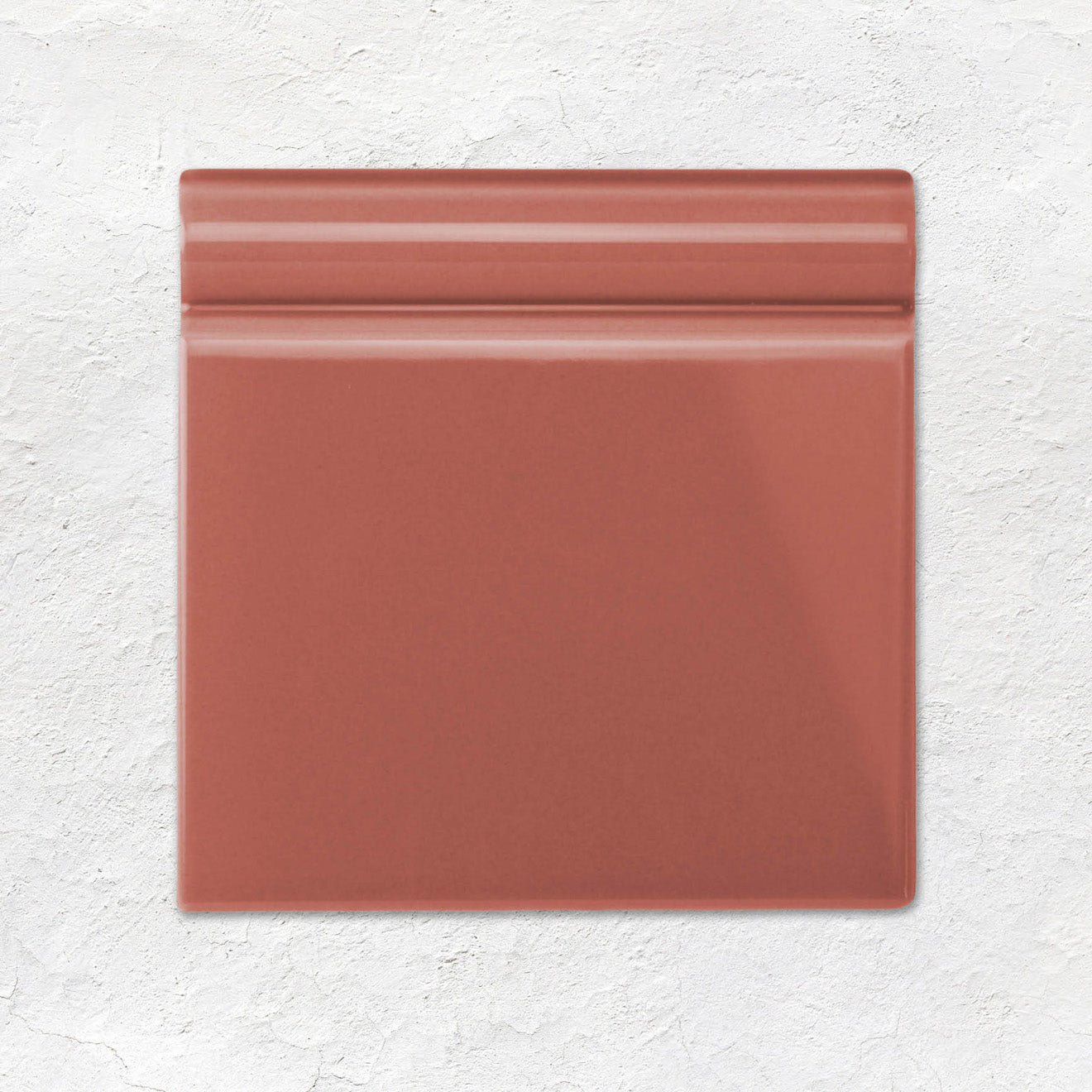 Duchy Pink Skirting Tile 152x152mm