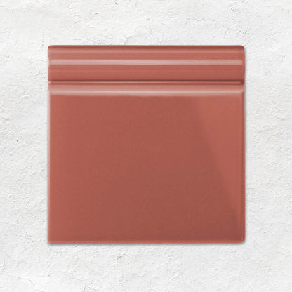 Duchy Pink Skirting Tile 152x152mm