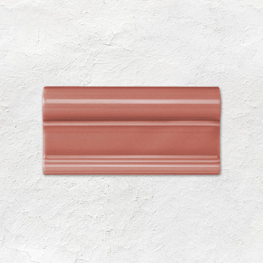 Duchy Pink Victoria Moulding Ceramic Wall Tile 152x75mm
