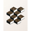 Echelon Porcelain Matt Cube Mosaic Emperador 30x35cm - image 2