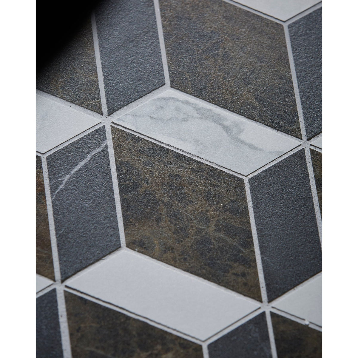 Echelon Porcelain Matt Cube Mosaic Emperador 30x35cm - image 5