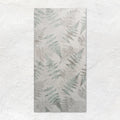 Eden Glade 60x30cm rectangular wall art panel with delicate gray and muted green fern leaf pattern on textured background