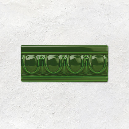 Edwardian Green Egg & Dart Moulding