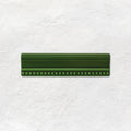 Edwardian Green Hogarth Moulding Ceramic Wall Tile 152x38mm