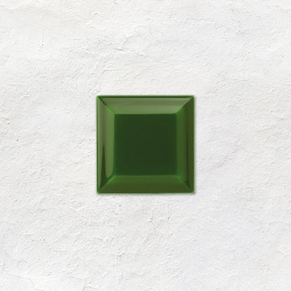 Edwardian Green Metro Bevelled Tile 75 x 75mm