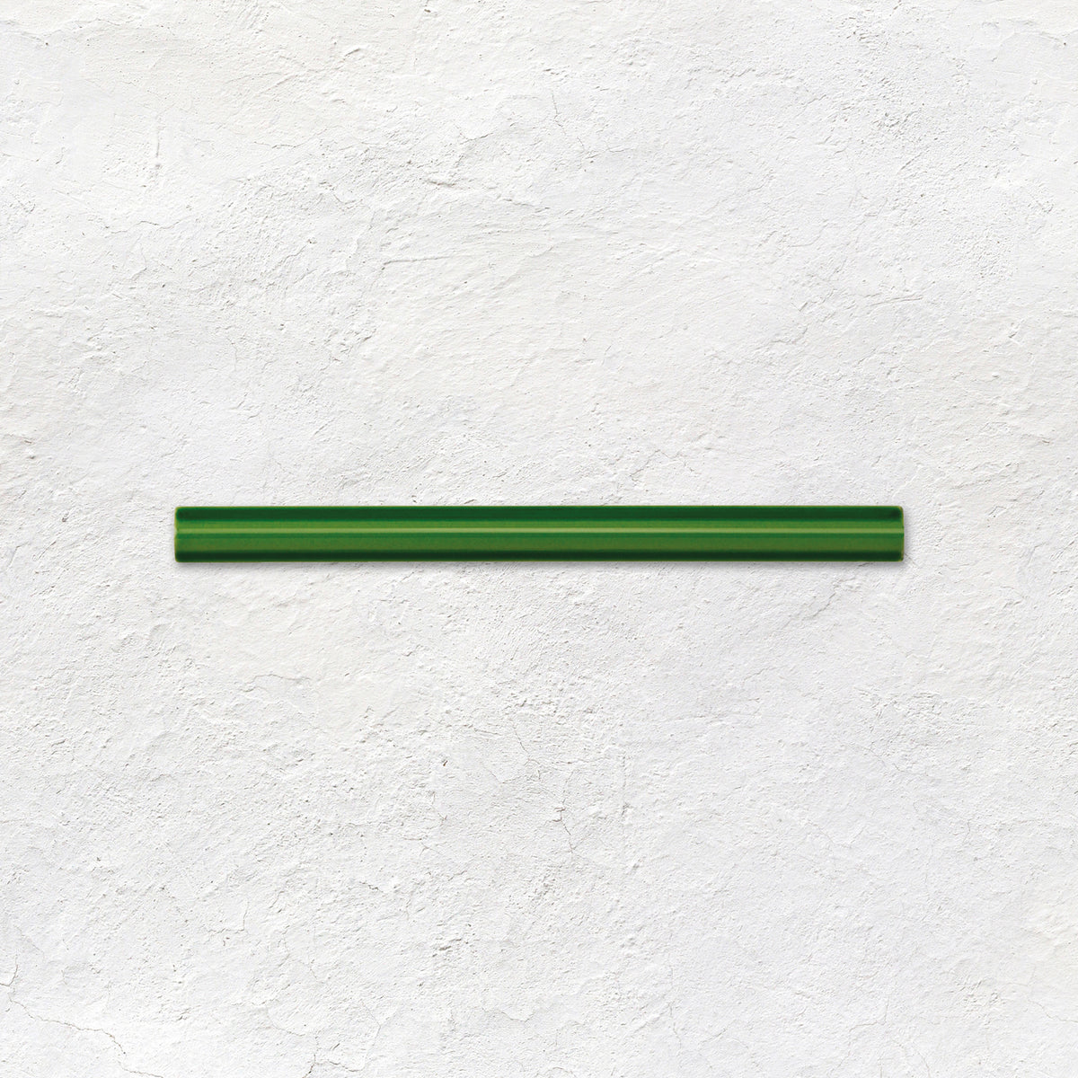 Edwardian Green Omega Moulding Ceramic Wall Tile 152x12mm - Gloss