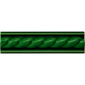 Edwardian Green Rope Moulding Ceramic Wall Tile 152x40mm