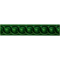 Edwardian Green Scroll Moulding Ceramic Wall Tile 152x29mm